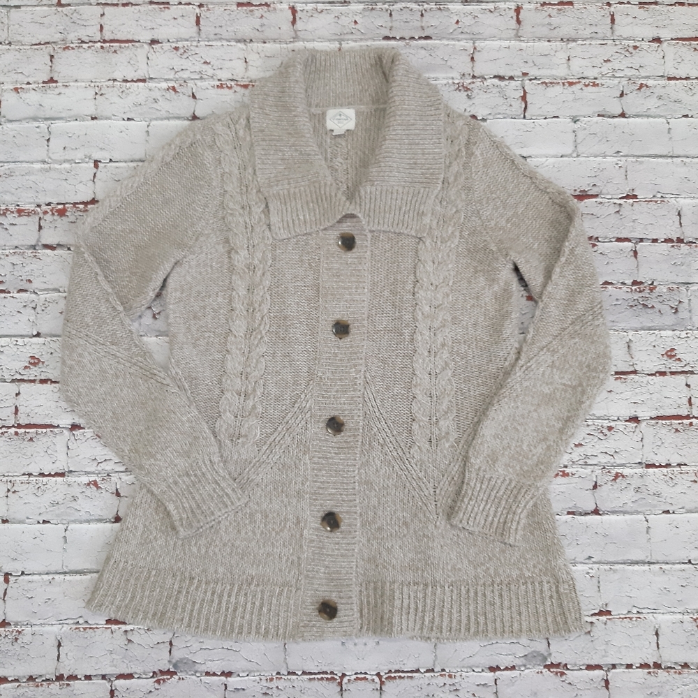 St. John's Bay Long Sleeve Button Cardigan Size XL